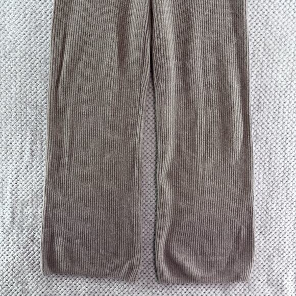 Gap Pants Womens S Tall Cool Brown Knit High Rise Wide Leg PullOn Sweatpants - Picture 4 of 14
